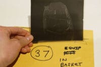 WW2 British Airborne Para Equipment in Basket Original Negative #37