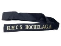 Canadian Navy RCN HMCS Hochelaga Full Length Cap Tally