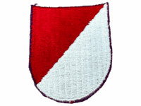 US Army Special Forces Airborne Beret Flash Red Silver