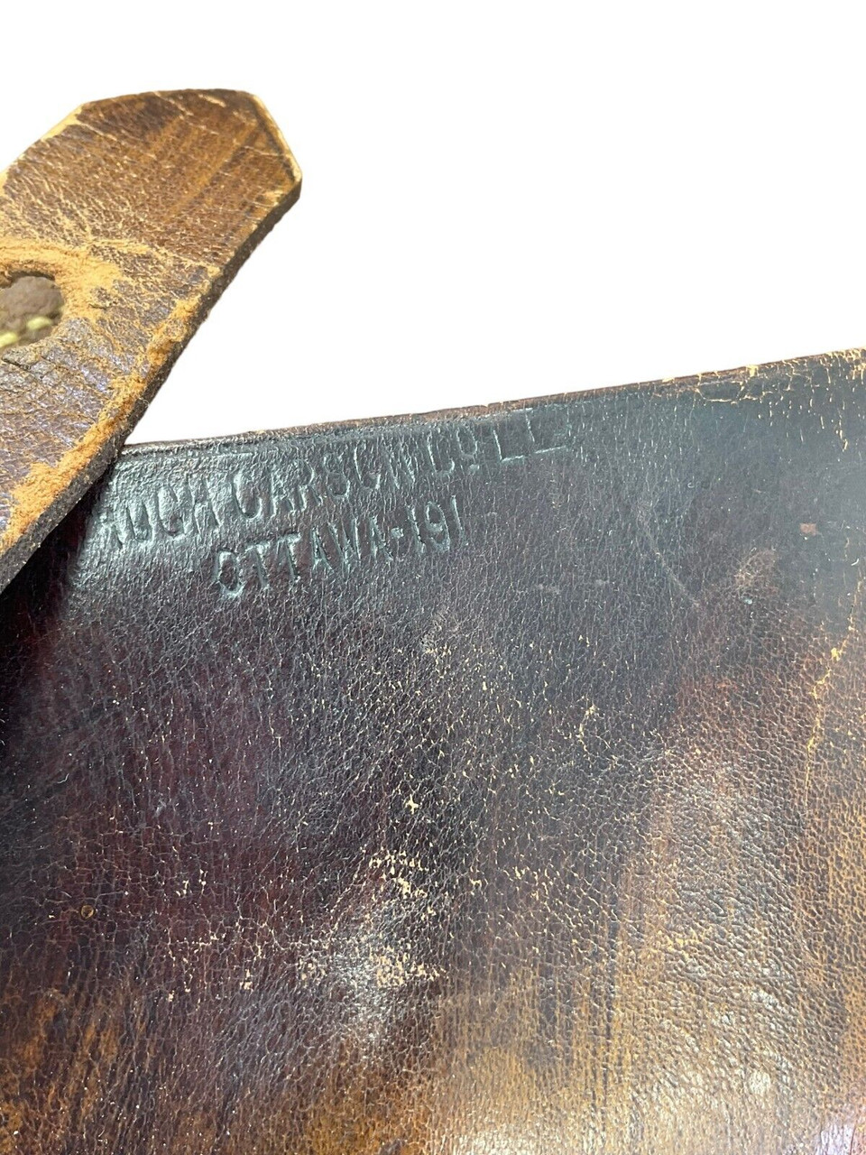 WW1 Canadian CEF PPCLI Named Leather Holster MC Winner Commanding Officer WW1 Canadian CEF PPCLI Named Leather Holster MC Winner Commanding Officer