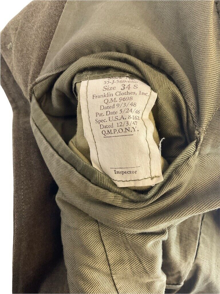 US Korean War Ike Jacket with Woven Berlin and Japanese Ribbon Bar US Korean War Ike Jacket with Woven Berlin and Japanese Ribbon Bar