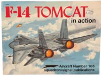 US USN F14 Tomcat in Action Squadron Signal No 105 Softcover Reference Book