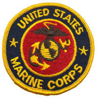 US Marine Corps Yellow Edge Patch Insignia