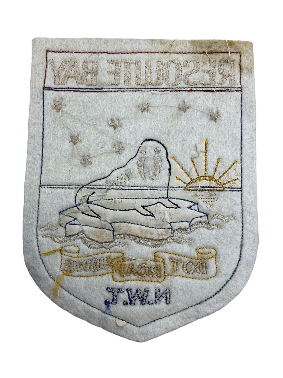 Royal Canadian Air Force RCAF Resolute Bay NWT DOT USWB Patch Vintage Royal Canadian Air Force RCAF Resolute Bay NWT DOT USWB Patch Vintage