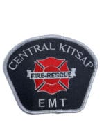 US Central Kitsap Washington EMT EMS Fire Department Patch US Central Kitsap Washington EMT EMS Fire Department Patch