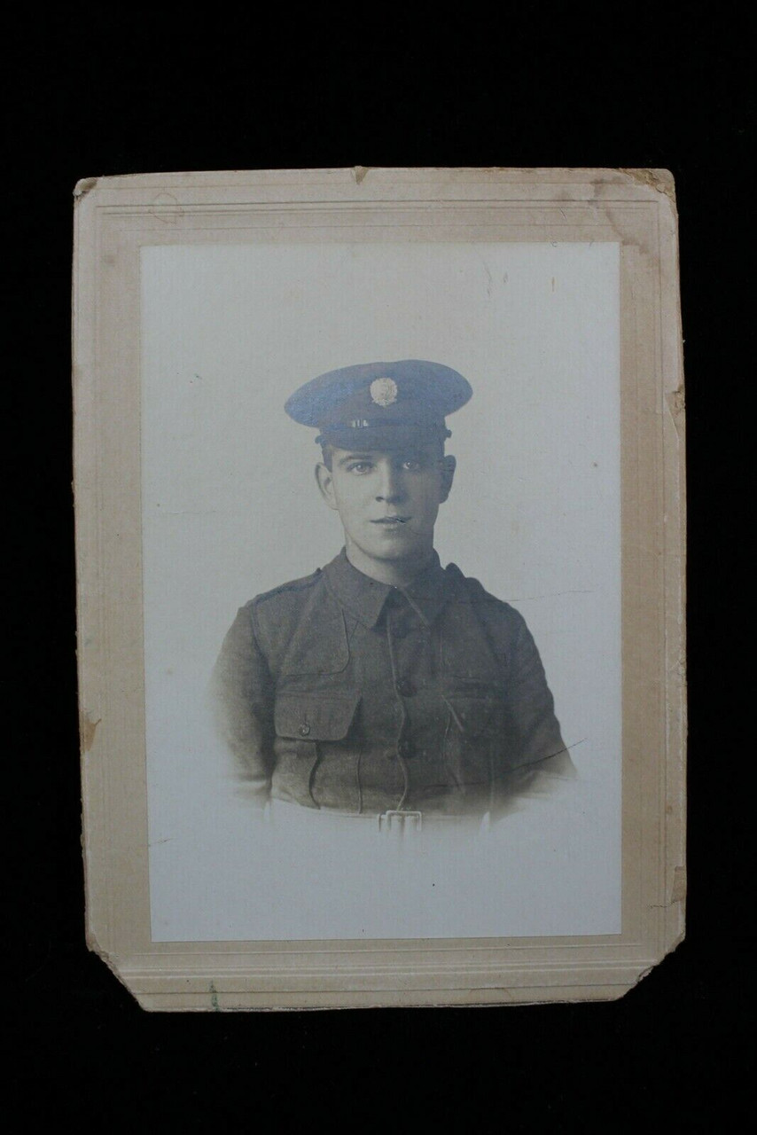 WW1 British BEF Soldier Portrait Photo WW1 British BEF Soldier Portrait Photo