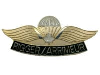 Canadian Forces Airborne Rigger Metal Wing Insignia Full Size