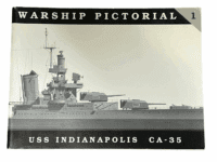 WW2 US Navy USS Indianapolis CA-35 Warship Pictorial SC Reference Book