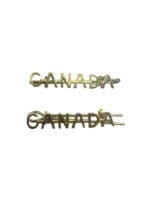 WW1 Canadian CEF Nursing Sisters CANADA Shoulder Titles Pair Insignia WW1 Canadian CEF Nursing Sisters CANADA Shoulder Titles Pair Insignia