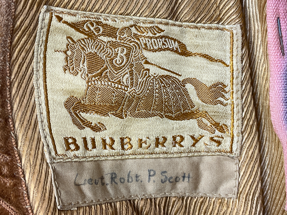 WW2 Canadian British Officers Burberry Made Wedge Cap Size 7 1/4 Named WW2 Canadian British Officers Burberry Made Wedge Cap Size 7 1/4 Named