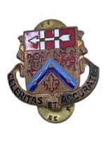 WW2 US Army 3rd Artillery Regiment Di Distinctive Insignia Collar Single