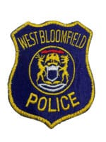 US West Bloomfield Michigan Police Patch US West Bloomfield Michigan Police Patch