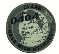 Canadian Forces RCAF CFANS 0404 Navs with Attitude Course Crest OD Green Patch Canadian Forces RCAF CFANS 0404 Navs with Attitude Course Crest OD Green Patch