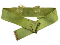 WW1 British P08 Web Belt With Green Blanco WW1 British P08 Web Belt With Green Blanco