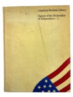American Freedom Library Signers Declaration of Independence 2 HC Reference Book