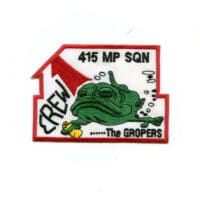 RCAF CAF Canadian 415 MP Squadron Crew 1 Gropers Colour Crest Patch