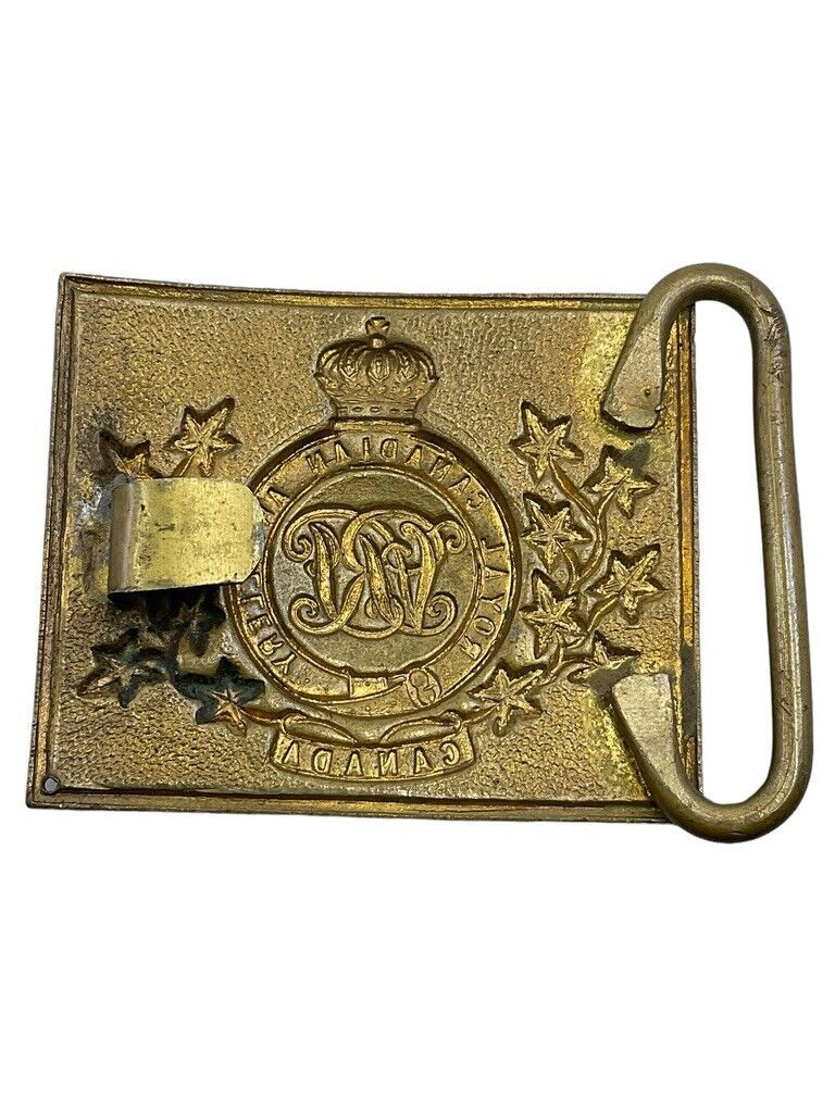 Pre WW1 Royal Canadian Artillery RCA Officers Sword Belt Buckle Pre WW1 Royal Canadian Artillery RCA Officers Sword Belt Buckle