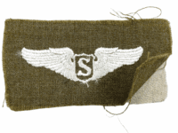 WW2 US USAAF Service Pilot Embroidered Wings