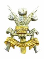 WW2 British 3rd Carabiniers Regiment Cap Badge