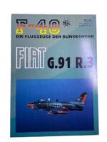 West German Air Force Fiat G.91 GERMAN TEXT Soft Cover Reference Book