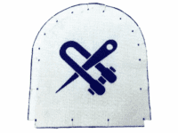 British RN Navy Boom Defense Sleeve Patch Insignia