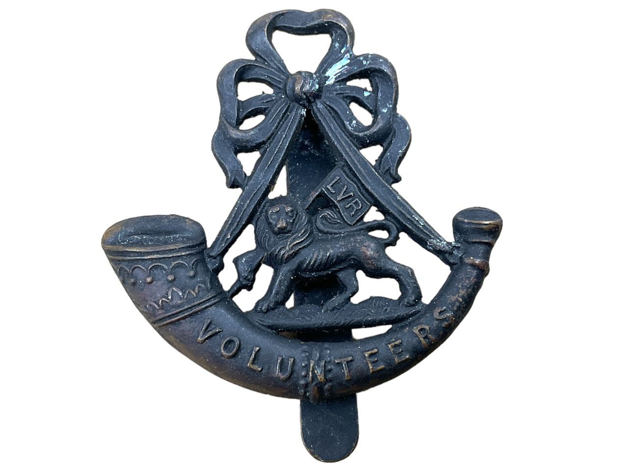 WW1 British BEF London Volunteer Rifles Cap Badge WW1 British BEF London Volunteer Rifles Cap Badge