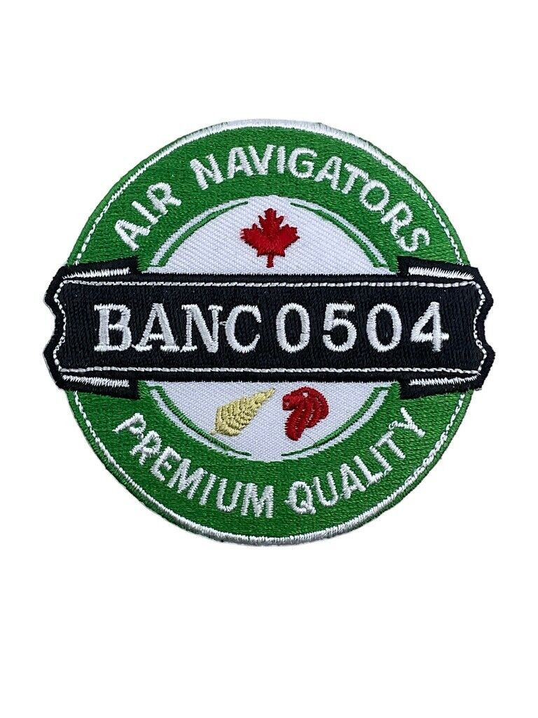 Canadian Forces RCAF BANC 0504 Course Colour Crest Patch Canadian Forces RCAF BANC 0504 Course Colour Crest Patch