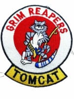 US Navy USN F14 Tomcat Grim Reapers Squadron Patch Vintage