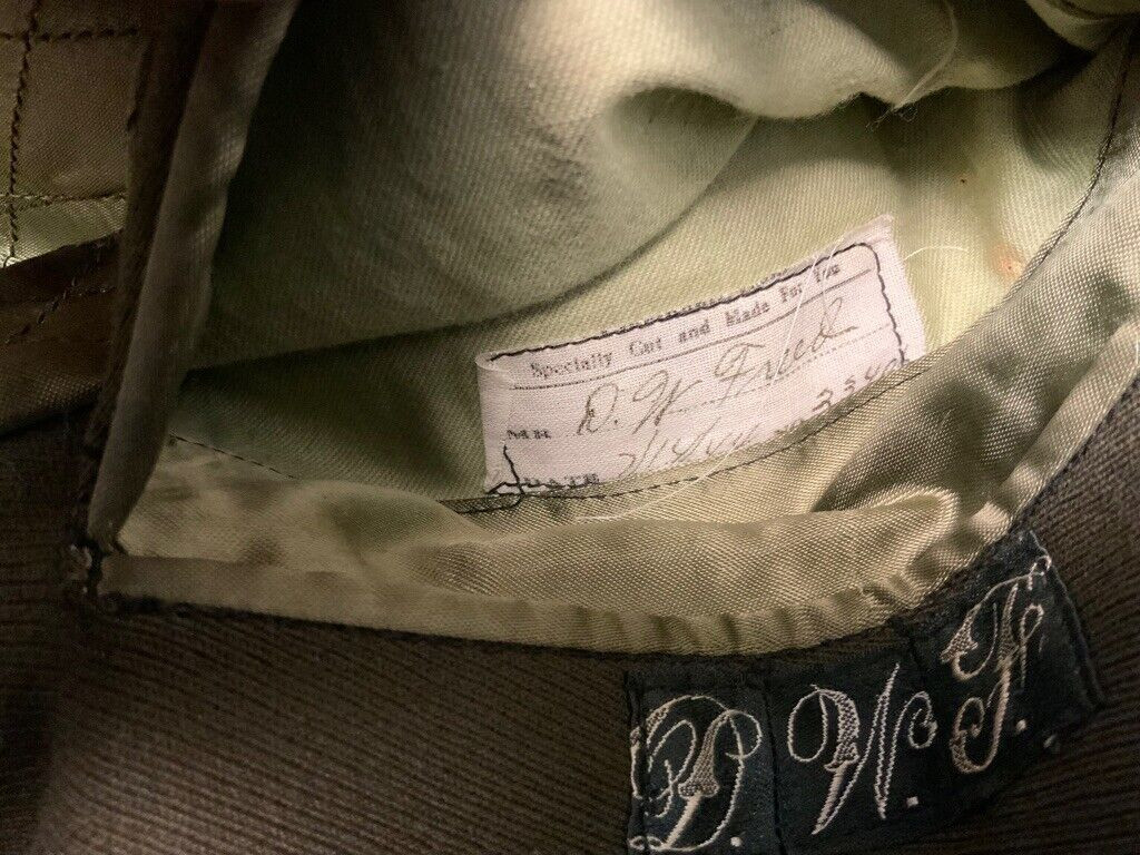 WW2 USAAF 10th Air Force CBI Bullion Insignia Named 4 Pocket Officers Tunic WW2 USAAF 10th Air Force CBI Bullion Insignia Named 4 Pocket Officers Tunic