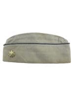 WW2 US Army Officer Major's Wedge Cap Size 57 With Pin Back Insignia