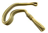 WW1 British BEF 1918 Dated Slade Wallace Buff White Leather Sword Knot WW1 British BEF 1918 Dated Slade Wallace Buff White Leather Sword Knot