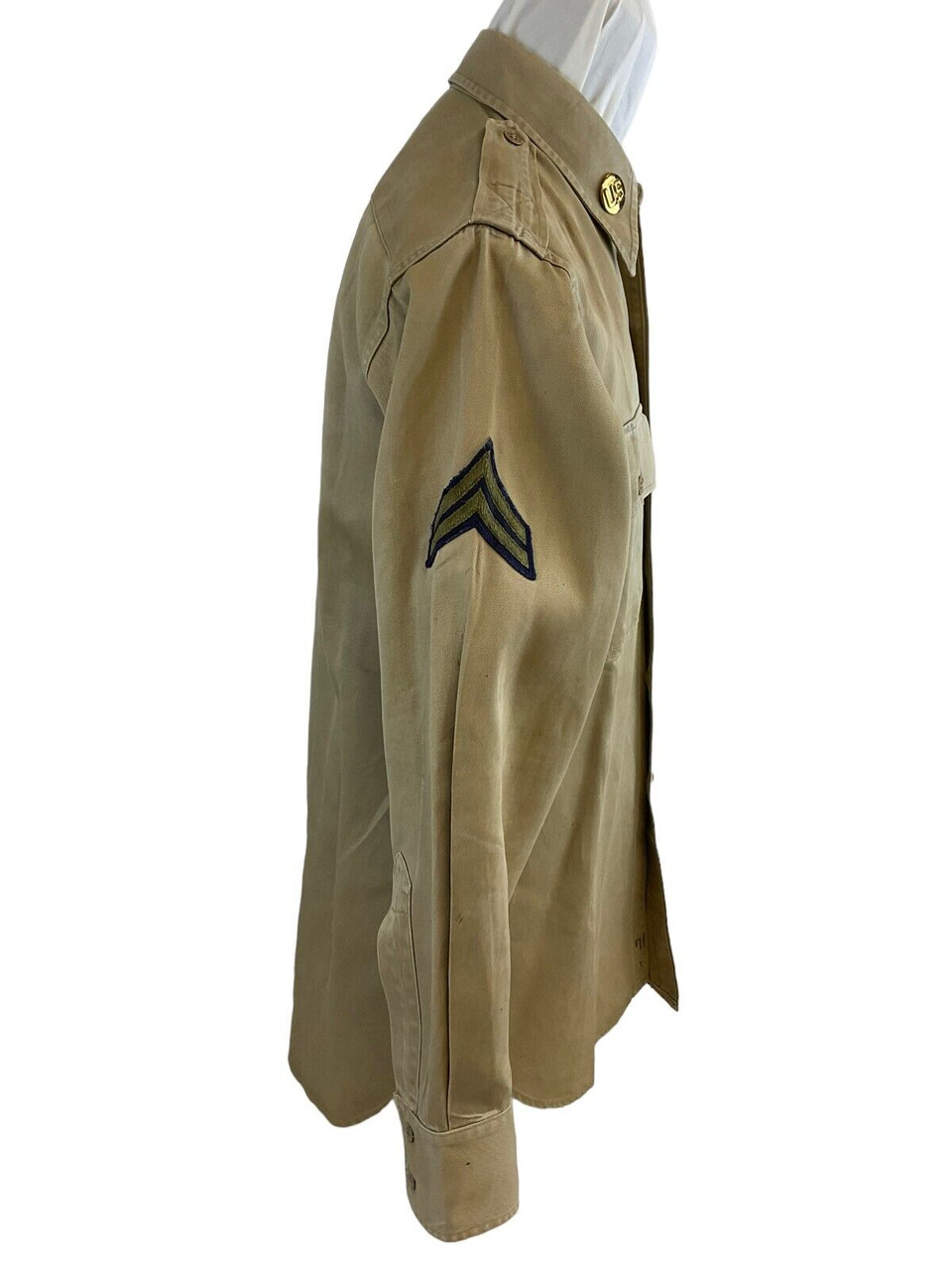 US Army Korean War 187th Infantry Rakkasans Quarter Master Other Ranks Shirt US Army Korean War 187th Infantry Rakkasans Quarter Master Other Ranks Shirt