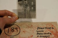 WW2 British Airborne Para Parachute with Straps Original Negative #189