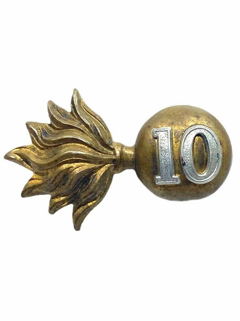 Pre WW1 Canadian CEF 10th Royal Grenadiers Collar Insignia Pre WW1 Canadian CEF 10th Royal Grenadiers Collar Insignia