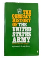 WW2 US The Compact History of the United States Army Hardcover Reference Book