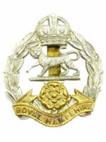 WW2 British Royal Hampshire Regiment Cap Badge