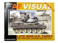 WW2 US Late War US Tanks Pershing Chaffee M40 SPG Soft Cover Reference Book