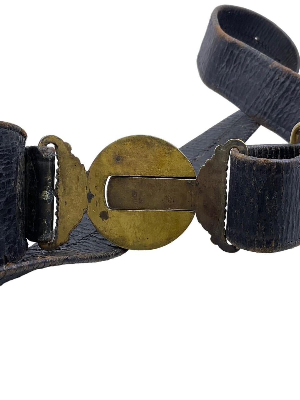 Victorian British Indian Army Officers Unattached List Belt & Buckle Victorian British Indian Army Officers Unattached List Belt & Buckle