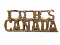 WW1 Canadian CEF 1st Depot Battalion Saskatchewan Shoulder Title Insignia Single