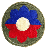WW2 US Army 9th Infantry Division SSI Sleeve Patch Insignia