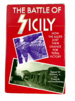 WW2 British US Canadian German Battle Of Sicily Hard Cover Reference Book