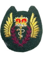 Canadian Forces CF Mylar Aeromedical Wings Green Backed Padded Early Pattern