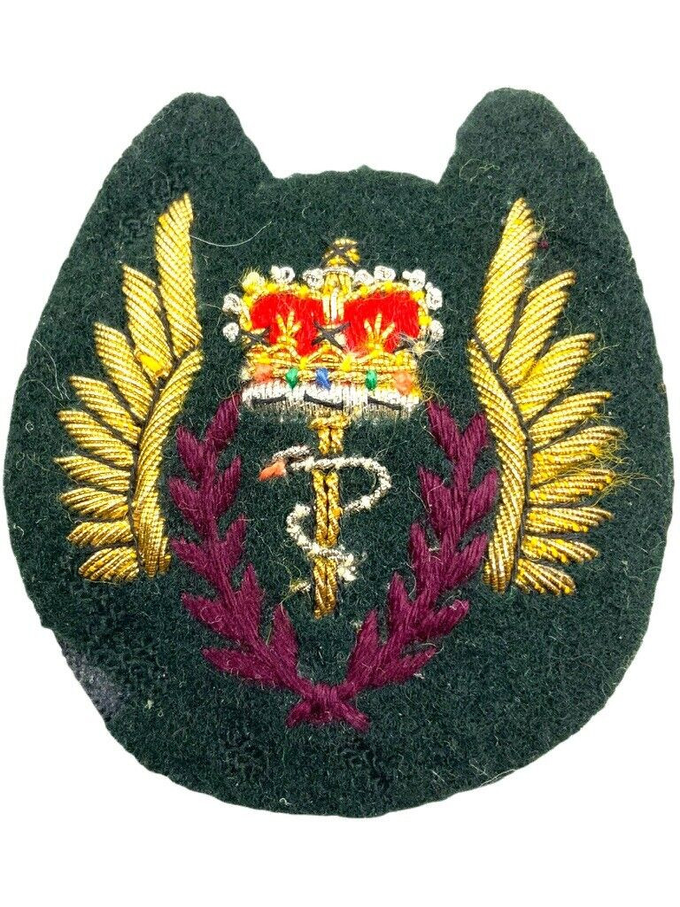 Canadian Forces CF Mylar Aeromedical Wings Green Backed Padded Early Pattern Canadian Forces CF Mylar Aeromedical Wings Green Backed Padded Early Pattern