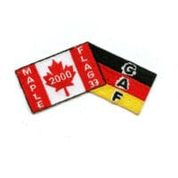 RCAF CAF Canadian German 4 Wing Cold Lake 2000 Maple Flag Colour Crest Patch