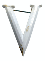 WW2 Canadian HOME FRONT V Victory Lucite Plastic Pin Badge