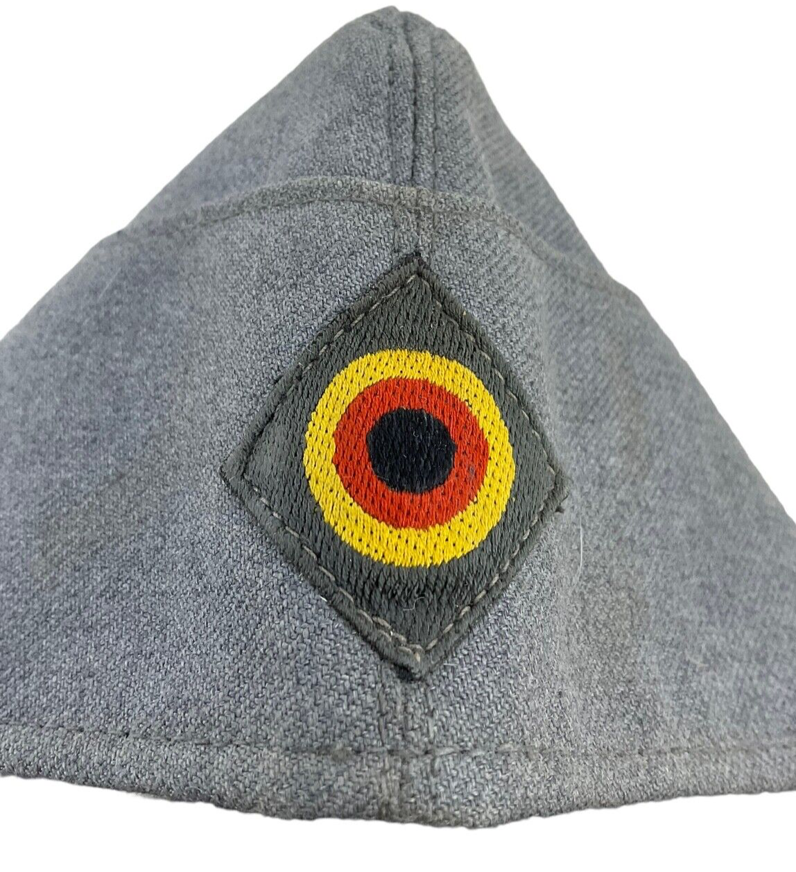 West German Grey Sidecap With Insignia Size 57 West German Grey Sidecap With Insignia Size 57