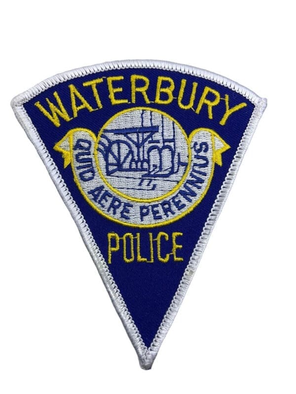US Waterbury Connecticut Police Patch