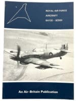 WW2 British RAF Aircraft Serial Numbers BA100-BZ999 Soft Cover Reference Book