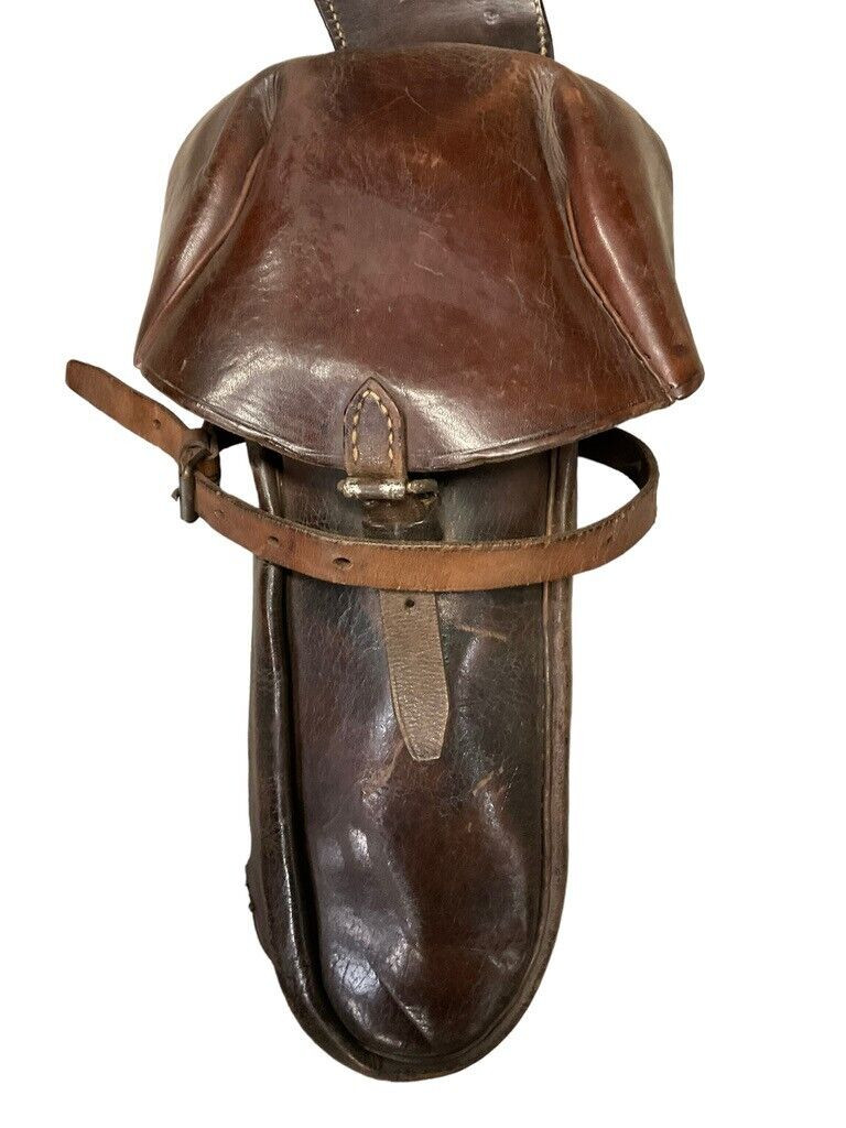 WW1 British Canadian Cavalry Leather Horse Saddle Bags WW1 British Canadian Cavalry Leather Horse Saddle Bags