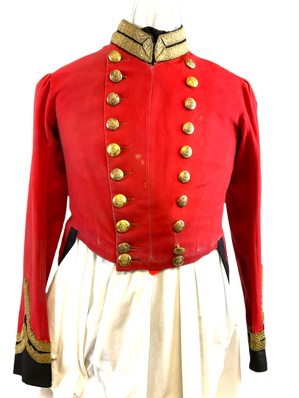 Victorian British 1850's Gloucester Hussars Officers Coatee & Trousers Victorian British 1850's Gloucester Hussars Officers Coatee & Trousers